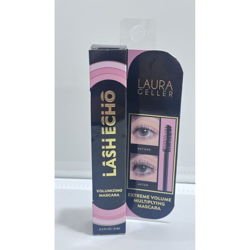 Laura Geller Lash Echo Extreme Volumizing Mascara Black 0.3 oz New In Box